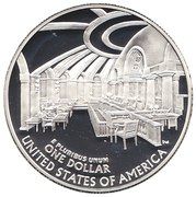 1 Dollar (Chief Justice John Marshall) - Reverse