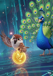 鸟币传奇：一只小鸟的呐喊 fantasy story for 7-12 years children in Chinese featuring inspiring themes