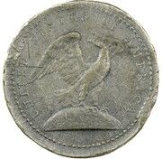 25 Cents "1792 Quarter Dollar" (Pattern; white metal) - Reverse