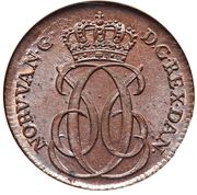 2 Skilling - Christian VI - Obverse
