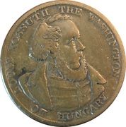 Token - Louis Kossuth (The Washington of Hungary) - Obverse
