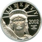 10 Dollars "American Platinum Eagle" (Bullion Coinage North West) - Obverse