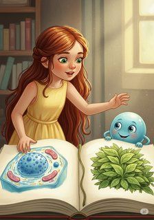 Elara's Life Science Adventure educational story for 7-12 years children in English featuring exciting themes