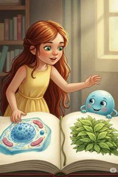 Elara's Life Science Adventure educational story for 7-12 years children in English featuring exciting themes