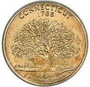 ¼ Dollar "Washington Quarter" (Connecticut; Pattern) - Reverse