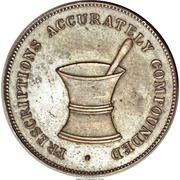 Token - Albert Ross Druggist (Cincinnati, Ohio) - Obverse