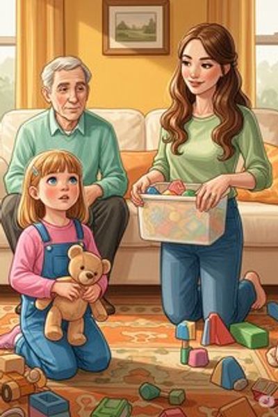 A Day of Loving Boundaries educational story for 3-6 years children in English featuring warm themes