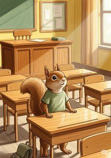 Sam's Super Test Day educational story for 7-12 years children in English featuring warm themes