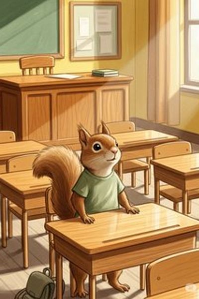 Sam's Super Test Day educational story for 7-12 years children in English featuring warm themes