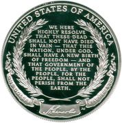 1 Dollar (Abraham Lincoln Bicentennial) - Reverse