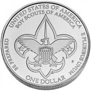1 Dollar (Boy Scouts of America Centennial) - Reverse