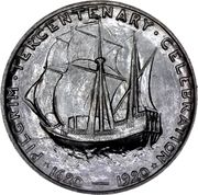 ½ Dollar (Pilgrim Tercentenary) - Reverse