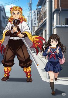 食パンと炎の柱 daily life story for 7-12 years children in Japanese featuring tense themes