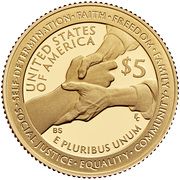 5 Dollars (Harriet Tubman) - Reverse