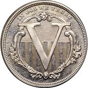 5 Cents "1868 Nickel" (Pattern) - Reverse