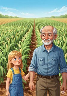 Elara and the Weather Farm educational story for 7-12 years children in English featuring warm themes