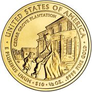 10 Dollars (Letitia Tyler; Bullion Coinage) - Reverse