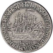 12 Skilling - Frederik V (Monogram) - Reverse