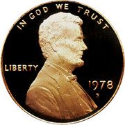 1 Cent "Lincoln Memorial Cent" (Bronze) - Obverse