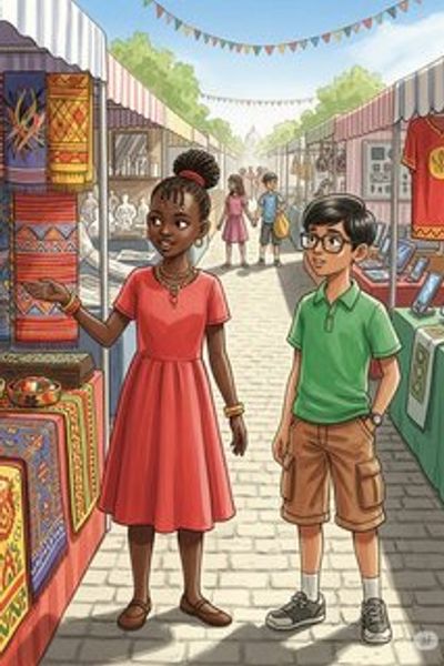 The Threads of Unity educational story for 7-12 years children in English featuring warm themes