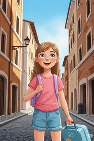 Un Giorno al Parco daily life story for 7-12 years children in Italian featuring joyful themes