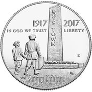 ½ Dollar (Boys Town Centennial) - Obverse