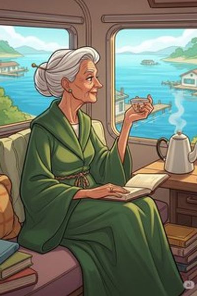 Cailleach's Quiet Corner fantasy story for 18+ years children in English featuring healing themes