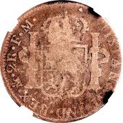Hard Times Token - 1839 W. Scott (Pittsburgh, PA; Counterstamped on a Mexico 1800 2 Reales) - Reverse
