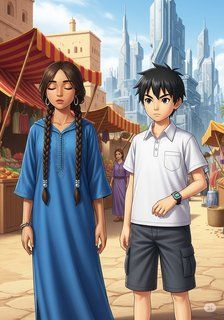 Threads of Heritage: The Tapestry of Tomorrow fantasy story for 7-12 years children in English featuring exciting themes