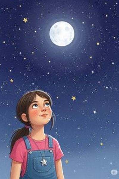 Elara's Starry Dream educational story for 7-12 years children in English featuring inspiring themes