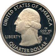 ¼ Dollar "Washington Quarter" (Kisatchie National Forest, Louisiana) - Obverse
