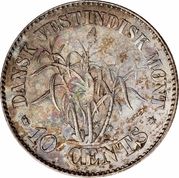 10 Cents - Frederik VII - Reverse