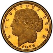 2½ Dollars "Quarter Eagle" (Pattern; gold) - Obverse