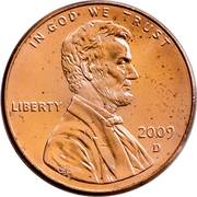 1 Cent "Lincoln Cent" (Professional Life) - Obverse