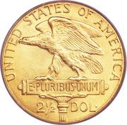 2½ Dollars (Panama–Pacific Exposition) - Reverse