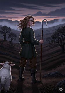 L'Ombre de la Lande adventure story for 7-12 years children in French featuring tense themes