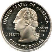 ¼ Dollar "Washington Quarter" (Oklahoma) - Obverse