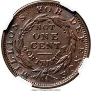 1 Cent (Millions For Defence, Not One Cent For Tribute) - Reverse