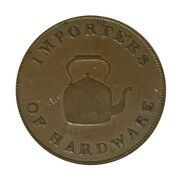 Hard Times Token - W. A. Thomson, Hardware (Buffalo, NY) - Reverse