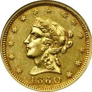 2½ Dollars - Clark, Gruber and Co. - Obverse