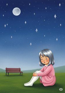 星の夜、君のそばに daily life story for 7-12 years children in Japanese featuring warm themes