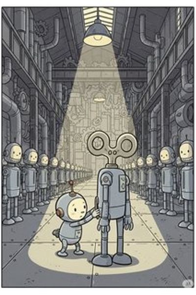 ネジまき工場のネジオ fantasy story for 7-12 years children in Japanese featuring inspiring themes