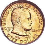 1 Dollar (Grant Memorial) - Obverse