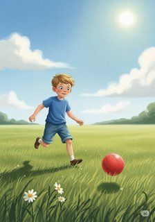 The Boy Who Could Fly fantasy story for 7-12 years children in English featuring warm themes