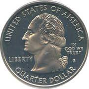 ¼ Dollar "Washington Quarter" (Mississippi) - Obverse