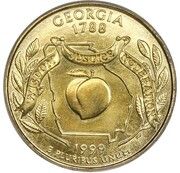 ¼ Dollar "Washington Quarter" (Georgia; Pattern) - Reverse