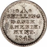 10 Skilling - Christian VIII - Reverse
