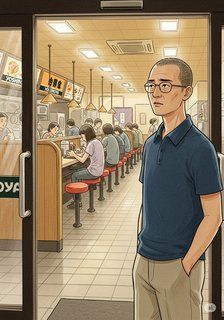 吉野家の流儀 daily life story for 18+ years children in Japanese featuring peaceful themes