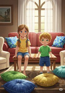 Grandma's Special Stories educational story for 3-6 years children in English featuring warm themes