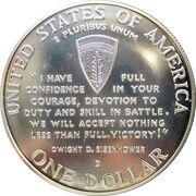 1 Dollar (World War II) - Reverse